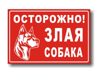 Табличка Осторожно! Злая Собака, А Кот Вообще Дебил! — Декор — Рок-магазин  атрибутики Castle Rock