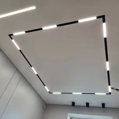 Светодиодная подсветка потолка – 41 фото натяжных и обычных потолков со  светодиодами