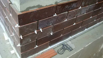 Облицовка клинкерной плиткой фасада дома в Воронеже