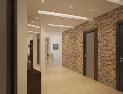 Варианты отделки коридора в квартире, подготовка и материалы в 2024 году