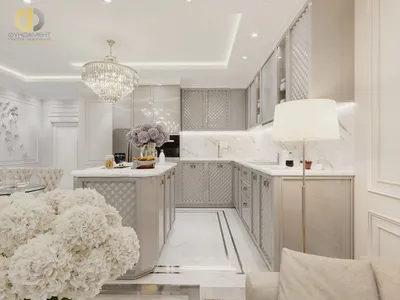 Дизайн интерьера кухни квартиры в Киеве 2024 NewStroy