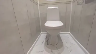 Ремонт туалета панелями ПВХ от 15 600 руб.