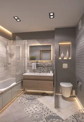 Сколько влезет: дизайн маленькой ванной комнаты
