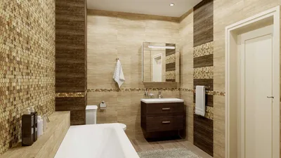 Интерьер ванной комнаты под мрамор с синими ониксом | 3Dplitka и дизайн  интерьера | Дзен
