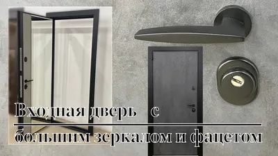 Дверь Бастион Призма Люкс с Зеркалом внутри