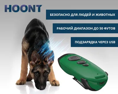 Ультразвуковой отпугиватель собак Stop Barker с двойным зондом, мощный  отпугиватель, ручной дрессировщик собак (серебристый)