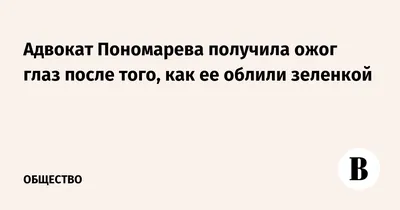 Шабунина облили зеленкой возле САП, у него химический ожог глаз |  Украинская правда