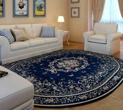 Как выбрать овальный ковёр: материалы, размер, дизайн - советы экспертов -  Интернет-магазин ковров «Самира»