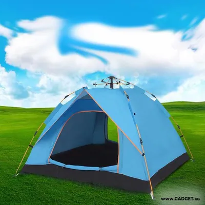 Палатка Campinger BC-143, кемпинговая, 4 места, темно-зеленый -  характеристики и описание на Мегамаркет