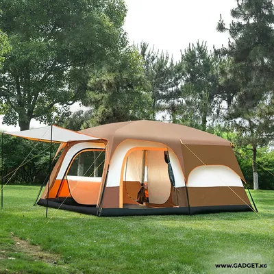 Водонепроницаемая надувная палатка, походная палатка для рыбалки, пешего  туризма, походов, походов для 3-8 человек – купить по низким ценам в  интернет-магазине Joom
