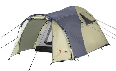 Палатка 4-местная AMI MEBEL туристическая 4 местная с тамбуром - купить по  выгодной цене в интернет-магазине OZON (287261150)
