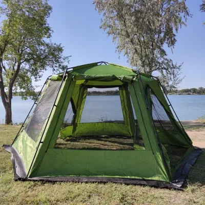 Палатка-шатер Век Тикси-6 двухслойная - купить в Екатеринбурге по цене от  49900.00 руб. в интернет-магазине ВЕК | Артикул П-43
