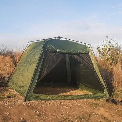 Палатка-шатер Tramp Mosquito Lux Green V2 артикул TRT-87 (Китай) купить  недорого в магазине «Адреналин спорт»