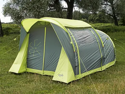 Четырехместная палатка Jungle Camp Merano 4, цвет зеленый 70832 - выгодная  цена, отзывы, характеристики, фото - купить в Москве и РФ