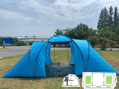 Купить 4-х местную кемпинговую палатку Mircamping JWS 015 по низкой цене