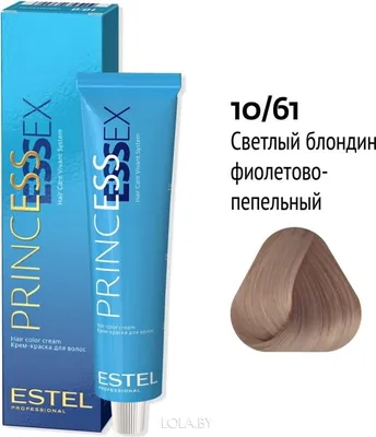 Крем-краска ESTEL PRINCESS ESSEX, 10/61 светлый блондин  фиолетово-пепельный, 60 мл купить. Отзывы, способ применения