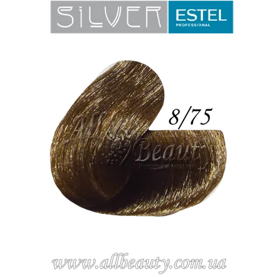 Estel, DeLuxe Silver 10/16 Крем-краска для седых волос светлый блондин  пепельно-фиолетовый, 60мл купить в Казани