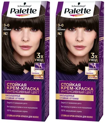 Характеристики модели Палетт Интенсивный цвет Стойкая крем-краска для волос,  2 шт — Краска — Яндекс Маркет