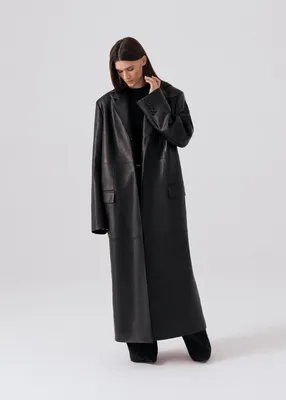 Женские пальто из кожи - купить в Москве, цены и доставка в  интернет-магазине Снежная Королева