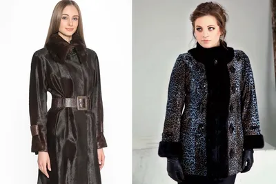 Экстравагантное пальто из пони с воротником из енота всего за 25000 рублей  купить в «ЛедиАх!» артикул #003025