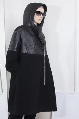 Комбинированное пальто бежевого цвета 3434 купить в интернет-магазине с  доставкой