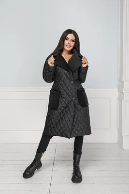 Пальто женское демисезонное комбинированное куртка длинная Rufuete 15814887  купить за 4 421 ₽ в интернет-магазине Wildberries