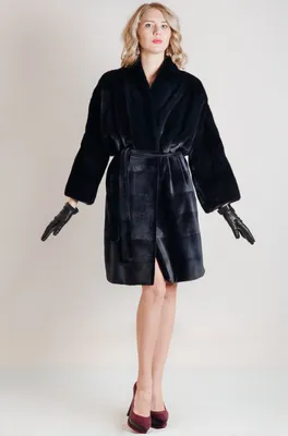 Комбинированное женское пальто ALVO - купить в интернет-магазине МОДА 365