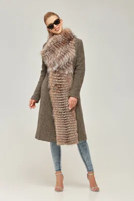 Пальто с чернобуркой арт. 2256, цена 8 800 грн - FURHOUSE
