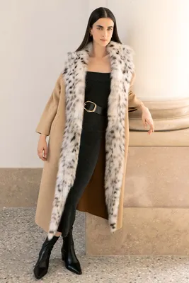 Кожаное пальто с мехом чернобурки: цена 2500 грн - купить Верхняя одежда  женская на ИЗИ | Винница