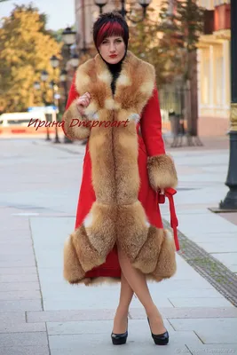 Пальто кашемировое с мехом песца цвет белый купить с доставкой в Москве |  CITY FURS