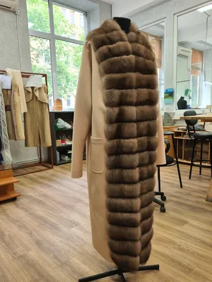Купить Зимний стиль преодолевает женское пальто длиной до колена со съемным  мехом норки с внутренней желчью | Joom
