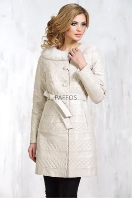 Классическое приталенное пальто с отделкой мехом норки . Купить в  интернет-магазине Capitol