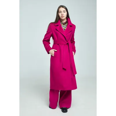 Пальто цвета фуксия на межсезонье - Фабрика пальто Giulia Rosetti