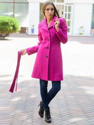 Пальто цвета фуксии — Paola Starr, акция действует до 26 декабря 2016 года  | LeBoutique — Коллекция брендовых вещей от Paola Starr — 1867507