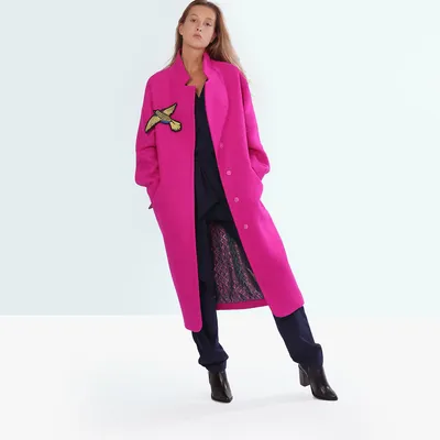 Кейт Миддлтон восхитила в пальто и джемпере цвета фуксии — фото / NV