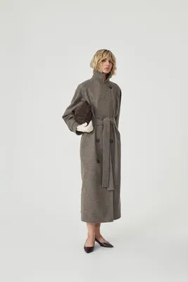 Женское короткое пальто в елочку от производителя Kryhitka Lima | Украина