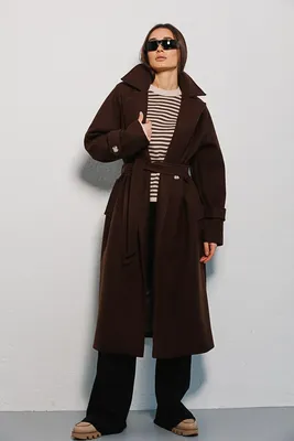 Пальто женское длинное демисезонное шерсть оверсайз OVERCOAT 86075528  купить в интернет-магазине Wildberries