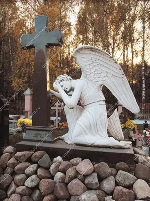 Памятники с ангелом на могилу – каталог | Москва