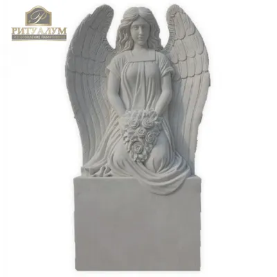 Памятник на кладбище с ангелом в Гомеле | КАМЕНГРАД
