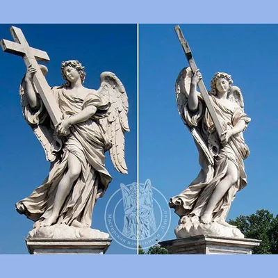 Скульптура ангела на могилу №6440 - VIP-Memorial