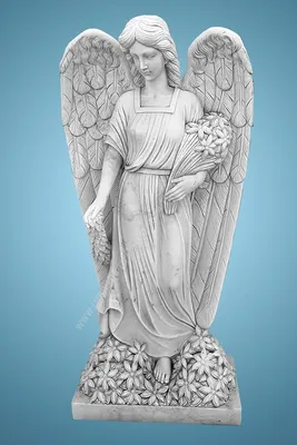 Памятники с ангелом, купить надгробный памятник в виде ангела