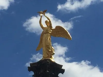 Купить скульптуру ангела из мрамора М-33 в Москве по доступной цене