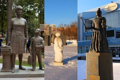 3. Женские лики и фигуры на памятниках, посвящённых Великой Отечественной  войне