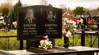 Памятники двойные фото изделий из гранита на могилу, каталог в Минске