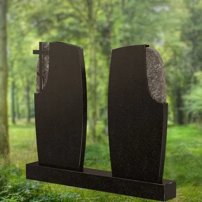 Двойные памятники из гранита на могилу