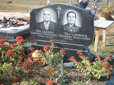 Двойные памятники из гранита в Минске под заказ от производителя