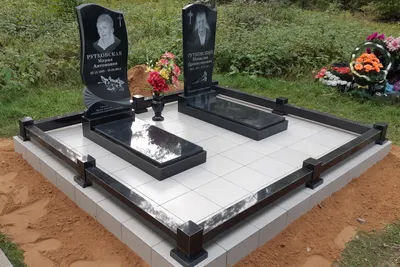 Размер памятника на могилу, стандарт, принятый в Минске и Беларуси