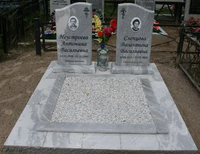Памятник на двоих из гранита П2М-3 (id 60409972), купить в Казахстане, цена  на Satu.kz