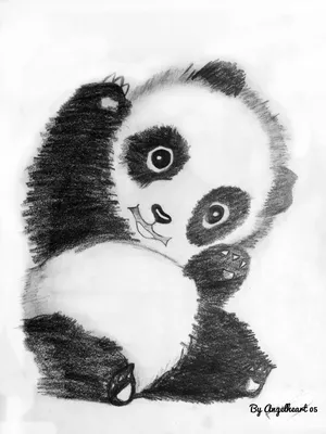 Рисунок панда | Рисунок панды, Панда, Рисунок