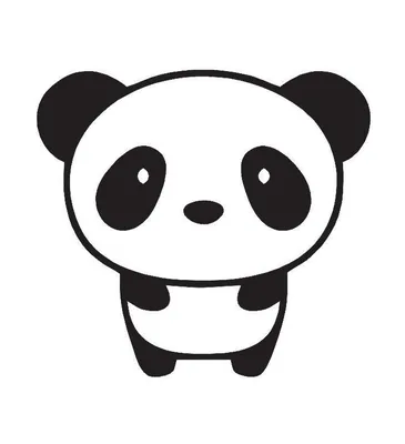 Панда для срисовки цветные (37 шт)